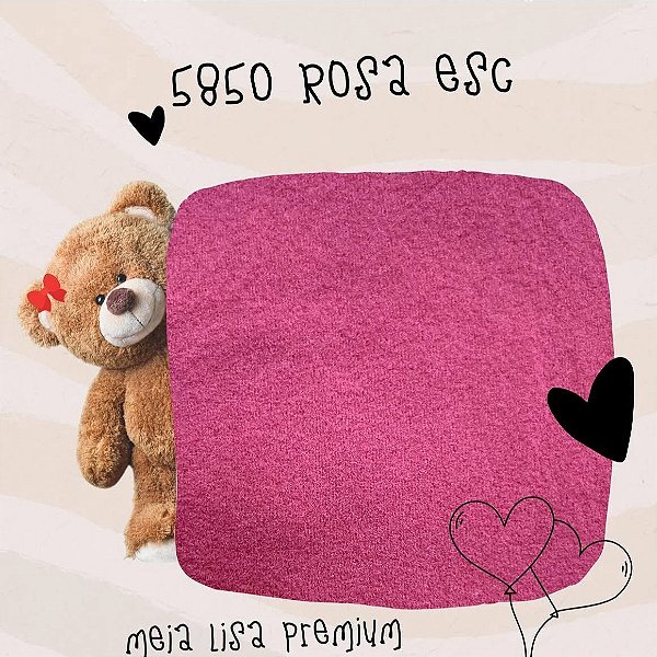 Meia de Seda Arte com Meia - Rosa Escuro - unidade