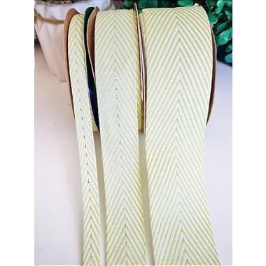 Fita Sinimbu Chevron Amarelo 1 metro 10mm-N2