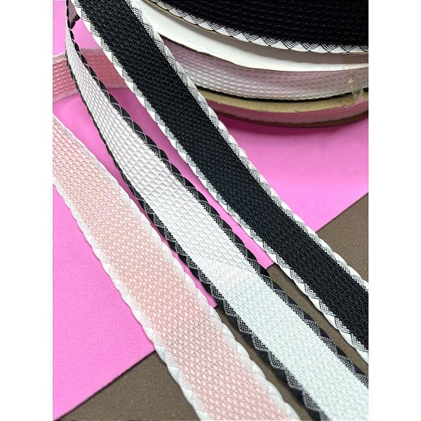 FITA IMPORTADA TWEED 22MM COM BORDA - METRO