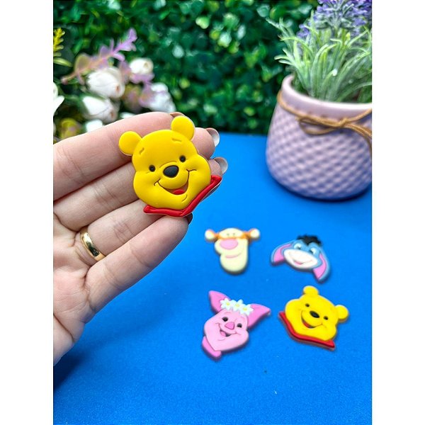 Aplique Emborrachado Turma do Ursinho Pooh  - Unidade