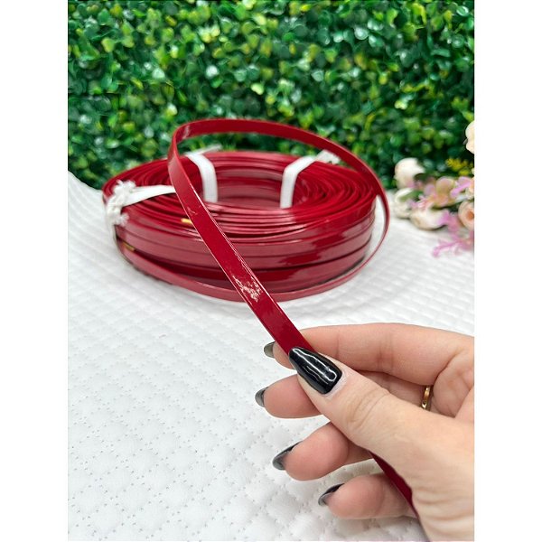 Tira de Verniz Vermelho 10mm - Metro