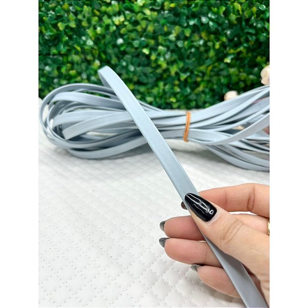 Tira de Napa Azul Bebê 10mm - Metro