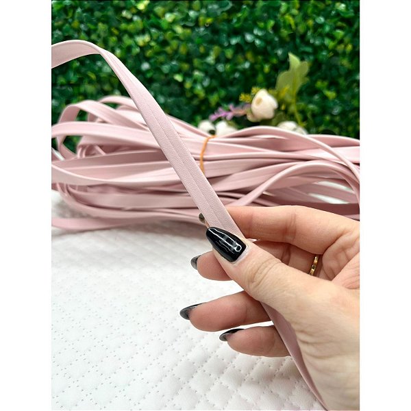 Tira de Napa Rosê 10mm - Metro