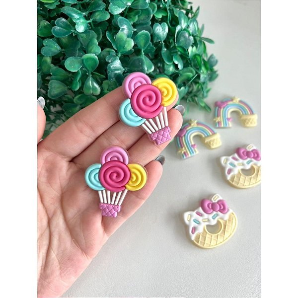 Aplique Emborrachado Balões Coloridos - Unidade