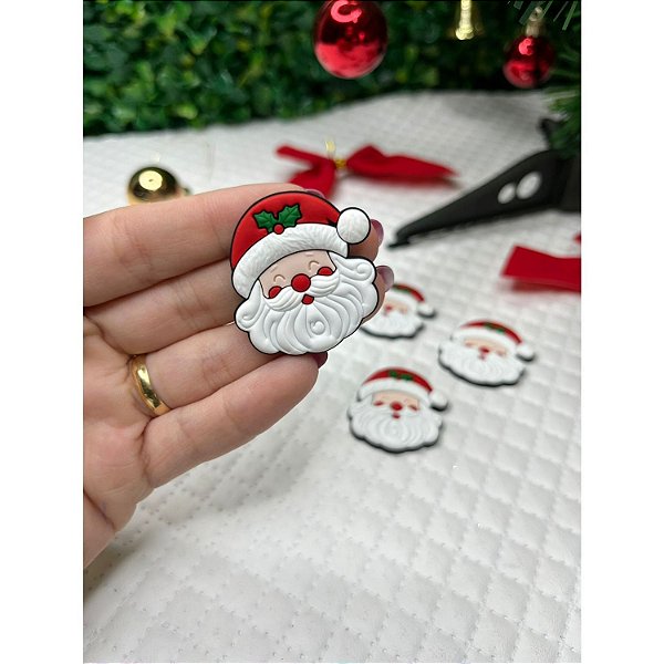 Aplique Emborrachado Natal Papai Noel - Unidade