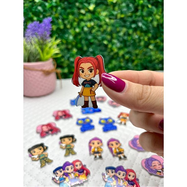 Aplique de Acrílico Guerreira do Kpop Mira - Unidade