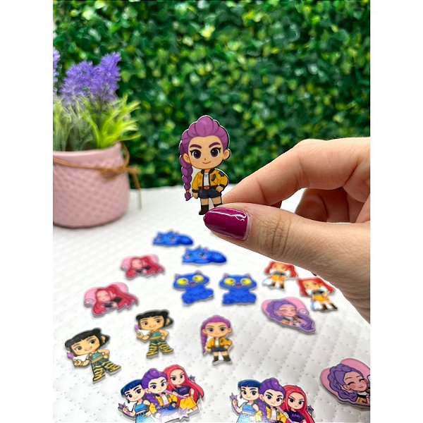 Aplique de Acrílico Guerreira do Kpop Rumi - Unidade