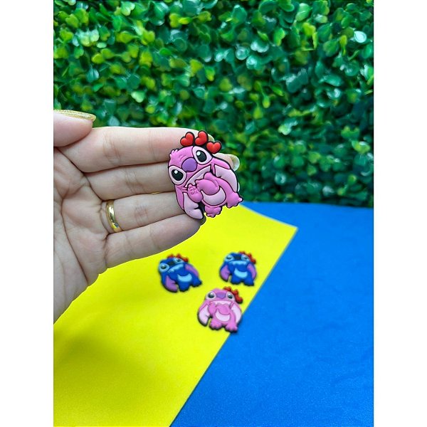 Aplique Emborrachado Angel Coração Vermelho - Unidade