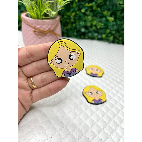 Aplique Emborrachado Princesa Rapunzel (modelo Yama) - Unidade