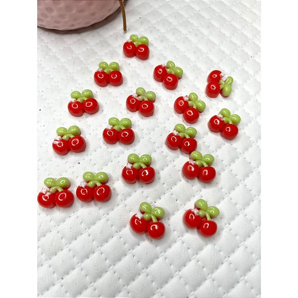 Pingente de Resina Cerejinha - Unidade