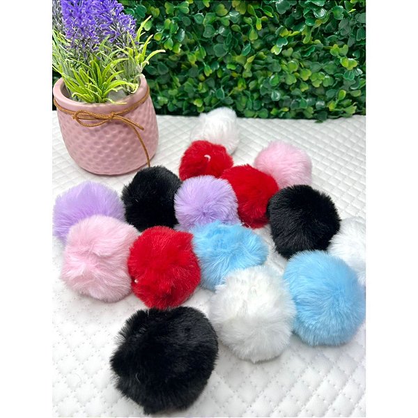 Pompom 5cm Pelinho Cheio - Unidade