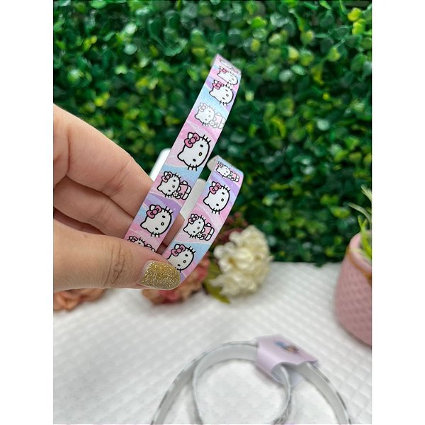 Kit de Tiara + Pulseira Hello Kitty - 1 unidade cada