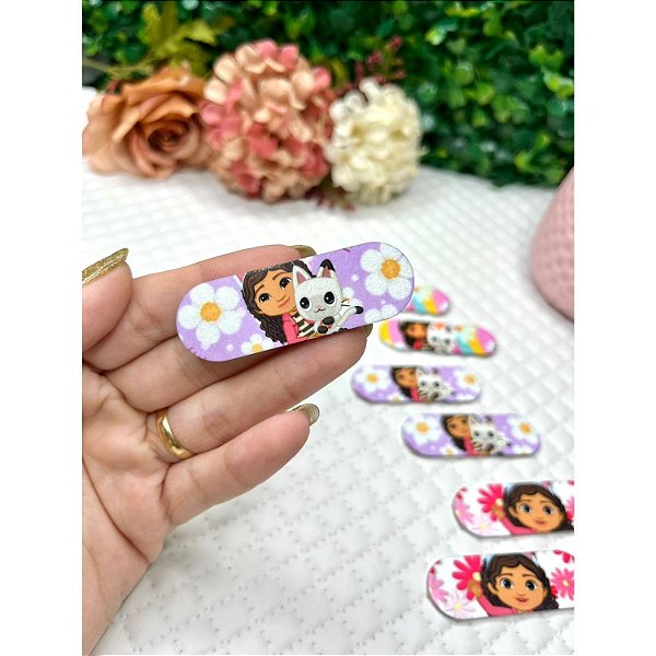 Placa de Acrílico Gabby e Pandy - Unidade