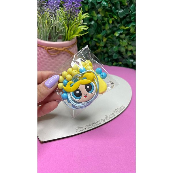 Kit Medida Certa de Prendedor de Chupeta - Lindinha (Meninas Super Poderosas)