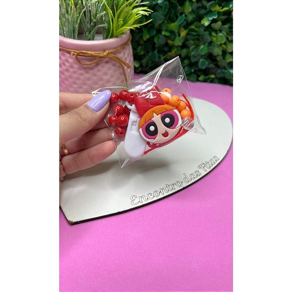 Kit Medida Certa de Prendedor de Chupeta - Florzinha (Meninas Super Poderosas)