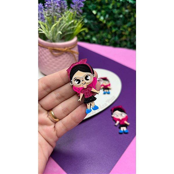 Aplique de Acrílico Luluca - Unidade