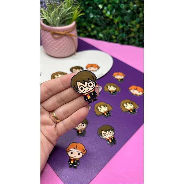 Aplique de Acrílico Harry Potter - Unidade