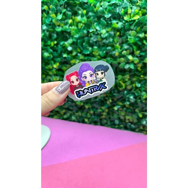 Termocolante Guerreiras do Kpop Huntrix  - Cartela