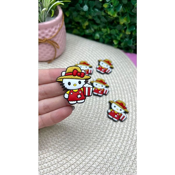 Aplique Emborrachado Hello Kitty Festa Junina - Unidade