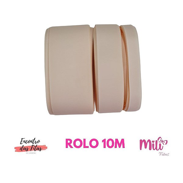 Fita de Gorgorão Mili Creme 815 - 10 Metros