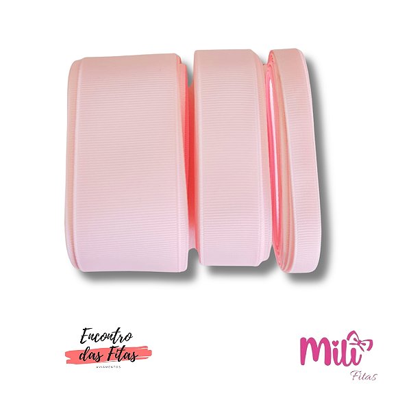 Fita de Gorgorão Mili Rosa Bebê 115 - Metro