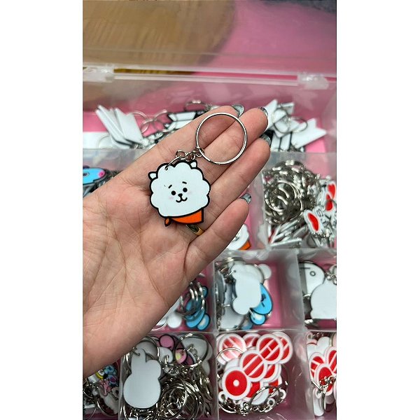 Chaveiro em Acrílico BTS RJ (Jin) - Unidade