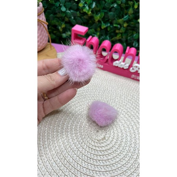Pompom Baixo M 4cm Lilás - Unidade
