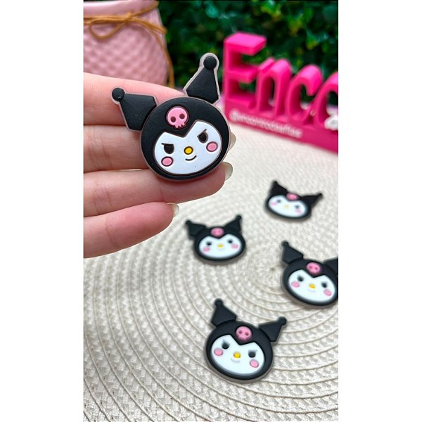 Aplique Emborrachado Kuromi (Hello Kitty) - Unidade