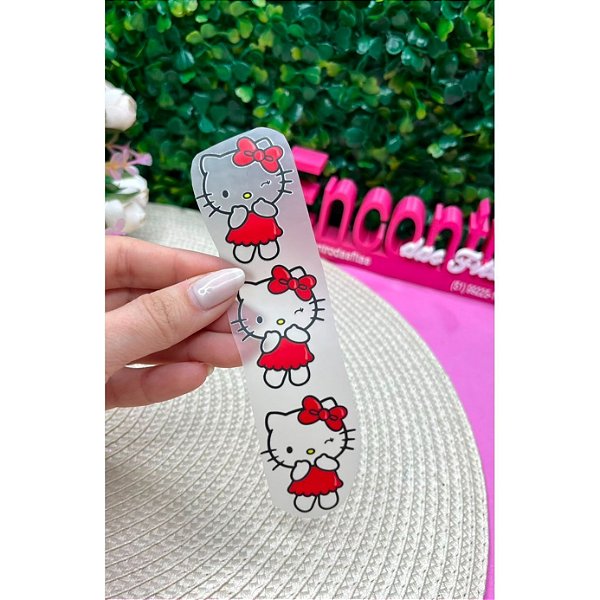 Termocolante Hello Kitty Vermelha - Cartela