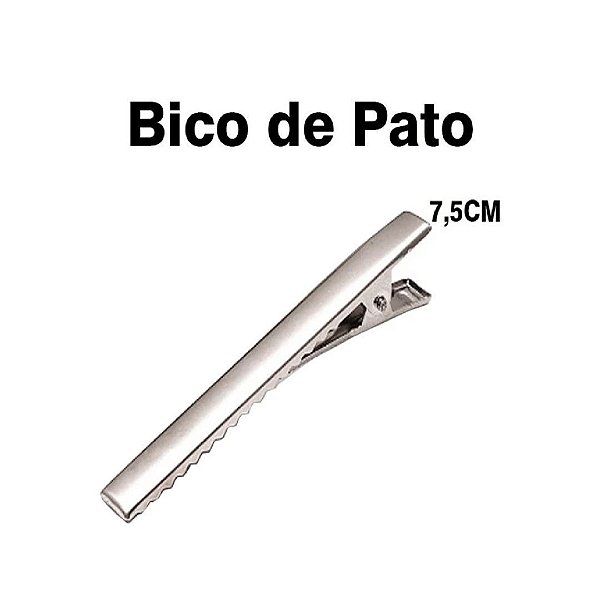 Bico de Pato Jacaré 7,5cm - 10 unidades