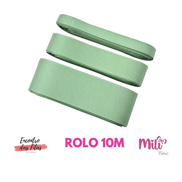 Fita de Gorgorão Mili Verde Oliva 567 - 10 metros 38mm-N9