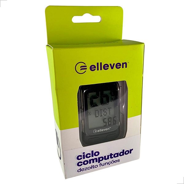 Ciclocomputador 18 Funções Wireless Elleven F-18