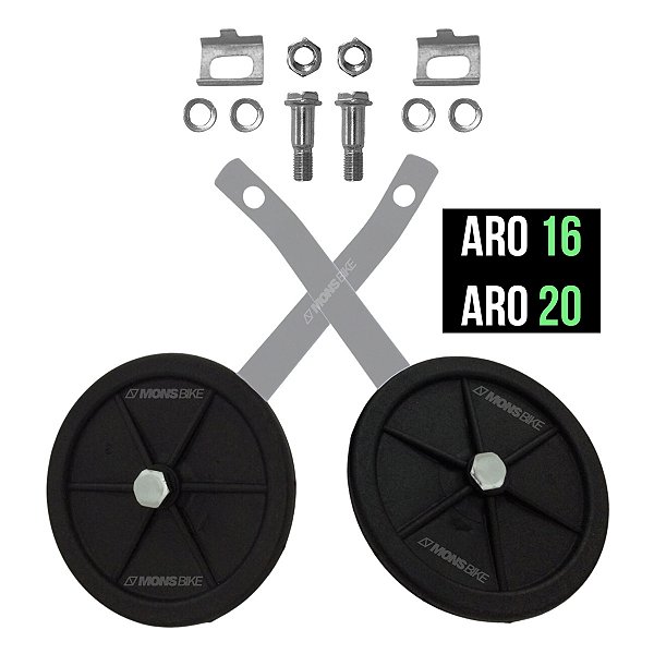 Rodinha Lateral Reforçada Bike Infantil Aro 16 / Aro 20