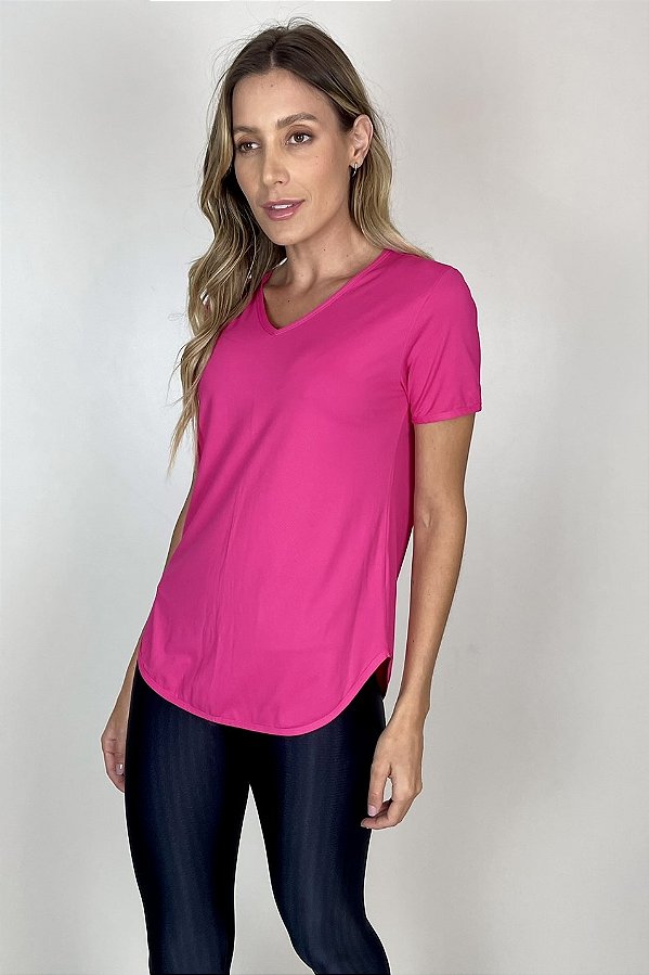 Blusa Action Seaward Ultracool Rosa/Preto