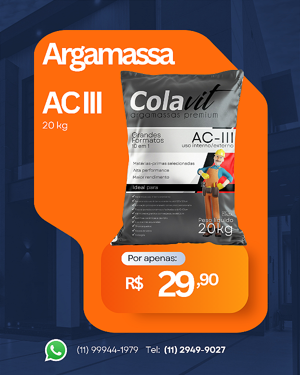 Argamassa ACIII