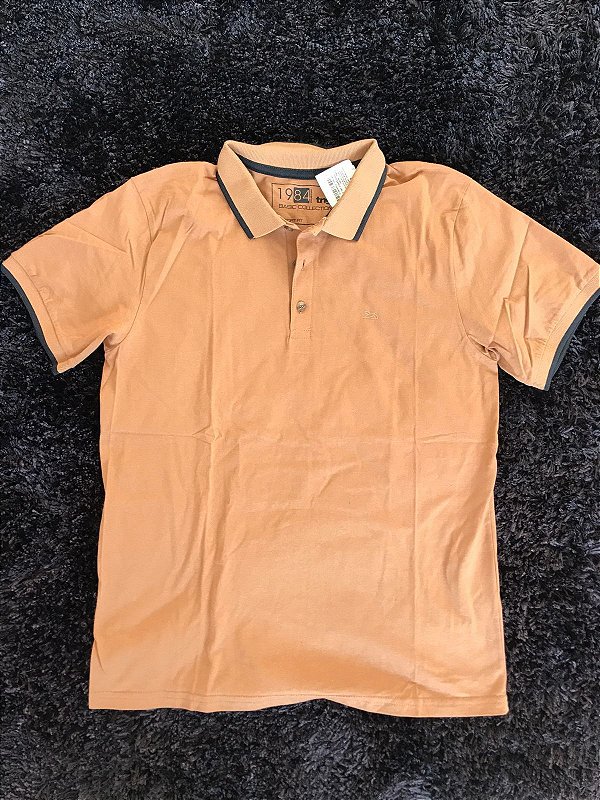 Polo TNG Malha Gola - Caramelo - P - ÚLTIMO DISPONÍVEL