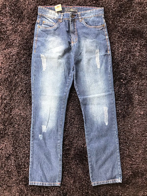 Calça Jeans TNG Straight Leg - Blue Jeans - Tam 38 - ÚLTIMO DISPONÍVEL