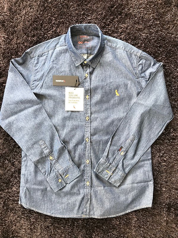 Camisa RSV Regular Sancho Indigo - GG - ÚLTIMO DISPONÍVEL