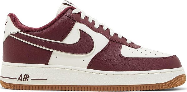 Tênis Nike Air Force 1 '07 LV8 'College Pack - Night Maroon'