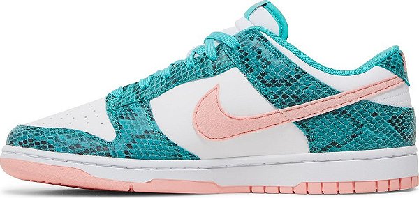 TÃªnis Nike Dunk Low Washed Teal Snakeskin - Os Melhores TÃªnis Importados EstÃ£o Aqui.