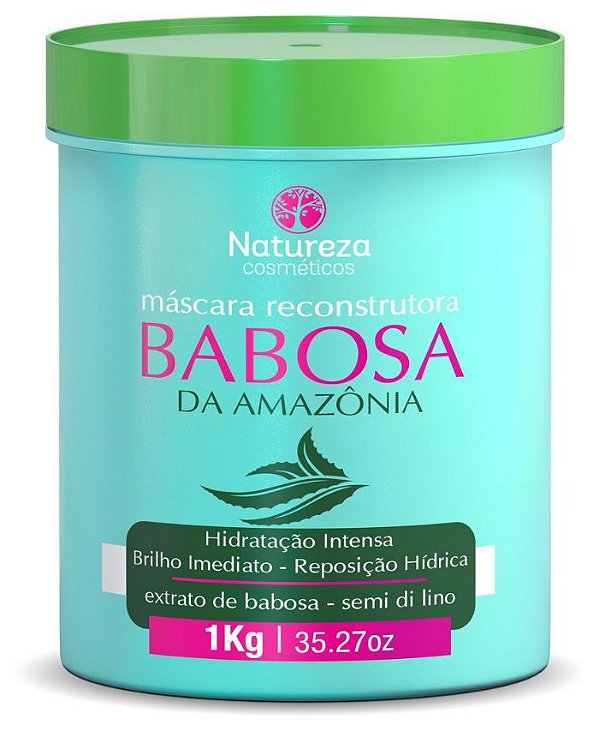 Máscara Reconstrutora Babosa Da Amazônia Natureza Cosméticos