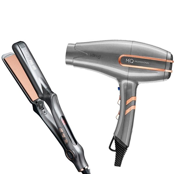 Prancha De Cabelo Pro 480 + Secador Vênus 2400w - Mq Hair