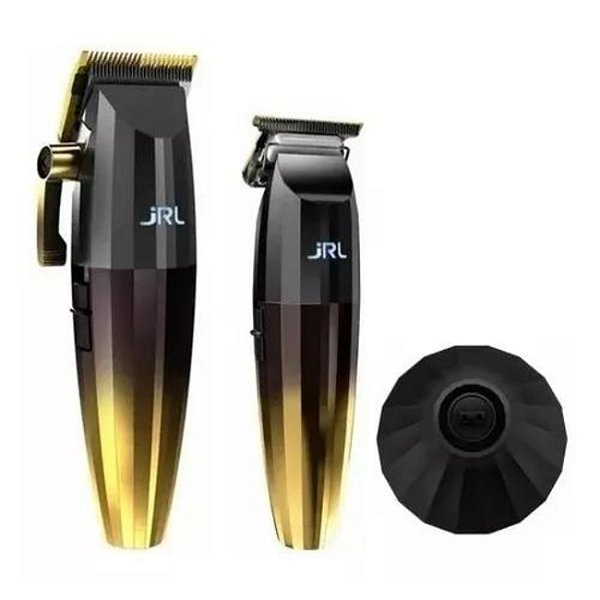Kit Máquina de Corte de Cabelo FF 2020C e Máquina de Acabamento e Pézinho FF 2020T Gold Sem Fio Cordless Collection