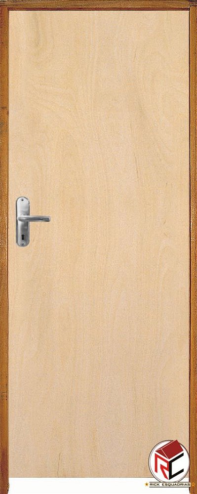 Porta Montada Lisa Mista c/ batente de 9cm 2.10x60/70/80