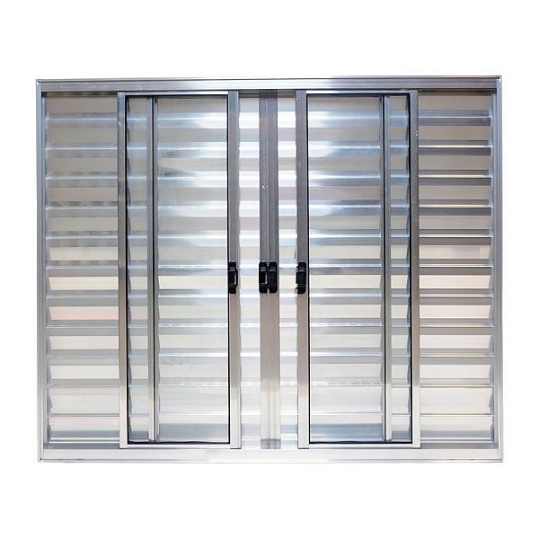 VENEZIANA DE ALUMINIO B6FOLHAS SEM GRADE 100X120