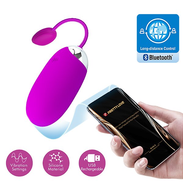 Pretty Love Abner Cápsula Wireless Com Comando Por APP