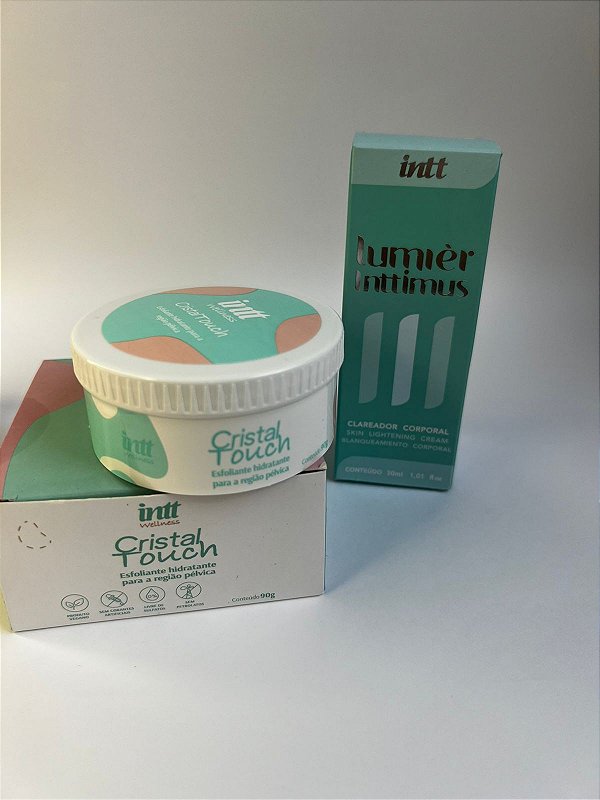 Kit Cuide-Se 01 -  Esfoliante Cristal Touch  + Clareador Lumier Intimus