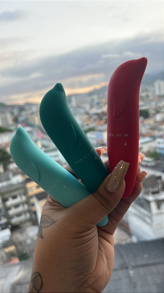 Vibrador Golfinho Aveludado