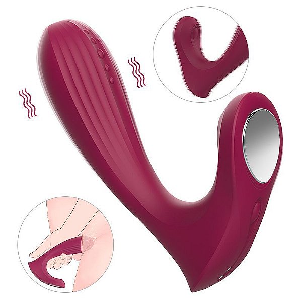 Vibrador de Ponto G e Clitóris - Velvet Kiss - S-Hande