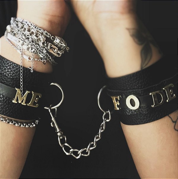 Algemas em Couro Personalizável